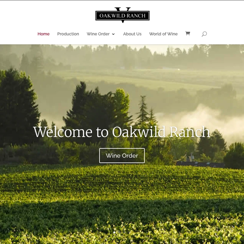 Website design — Oakwild